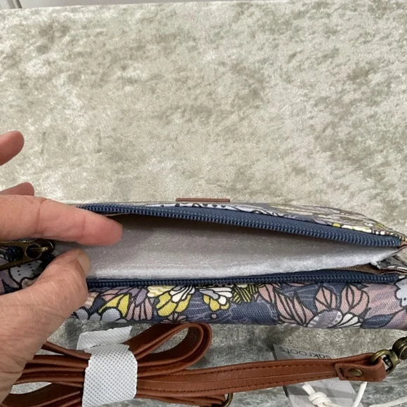 Sakroots Marin Mini Crossbody Shadow Purse Wallet, NWT - Picture 5 of 5